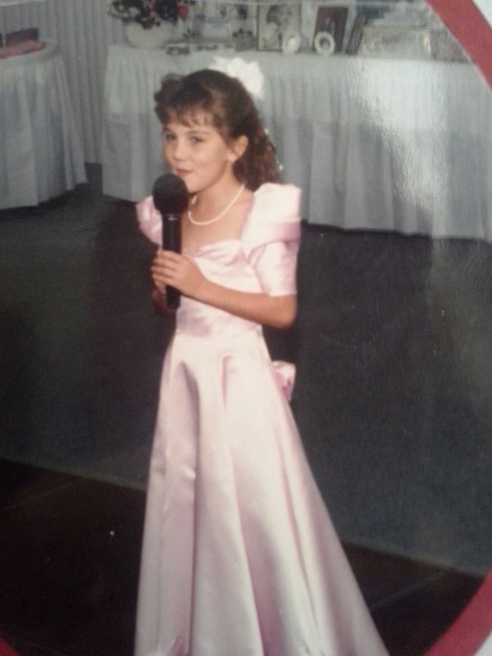 Young Dr. Julia Garcia as an aspiring singer