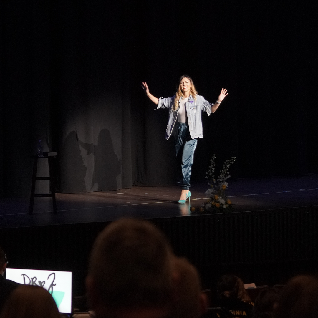 Dr. Julia Garcia on stage